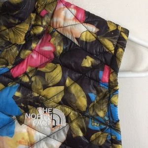 Floral North Face vest